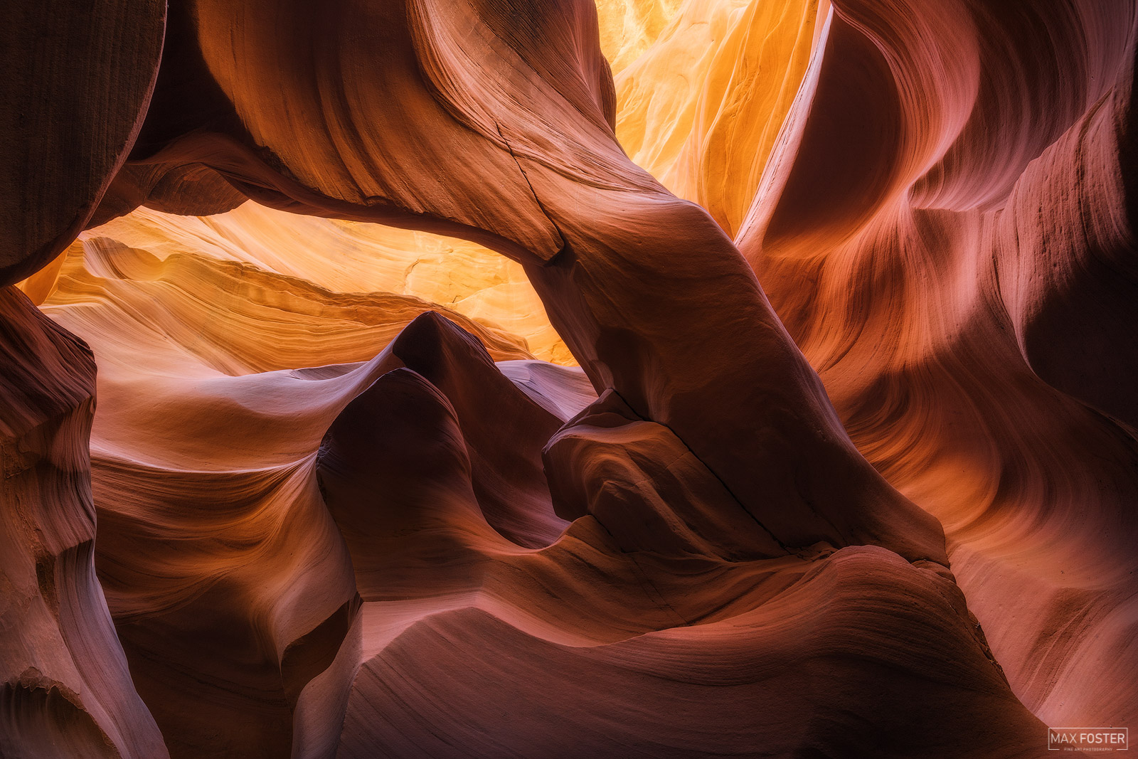 Breathe new life into your home with A Matter Of Time, Max Foster's limited edition photography print of a slot canyon in Page...