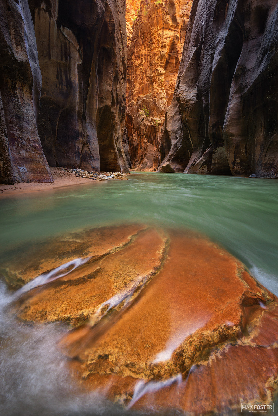 Breathe new life into your home with Awestruck, Max Foster's limited edition photography print of The Narrows in Zion National...