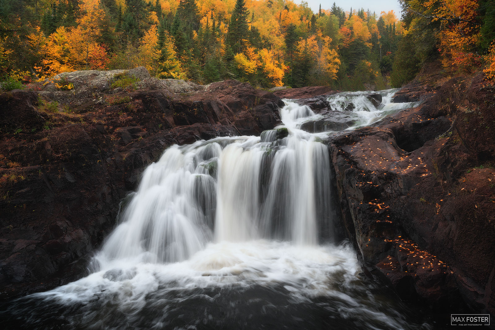 Add color to your walls with Blazing Falls, Max Foster's limited edition photography print of Judge CR Magney State Park from...