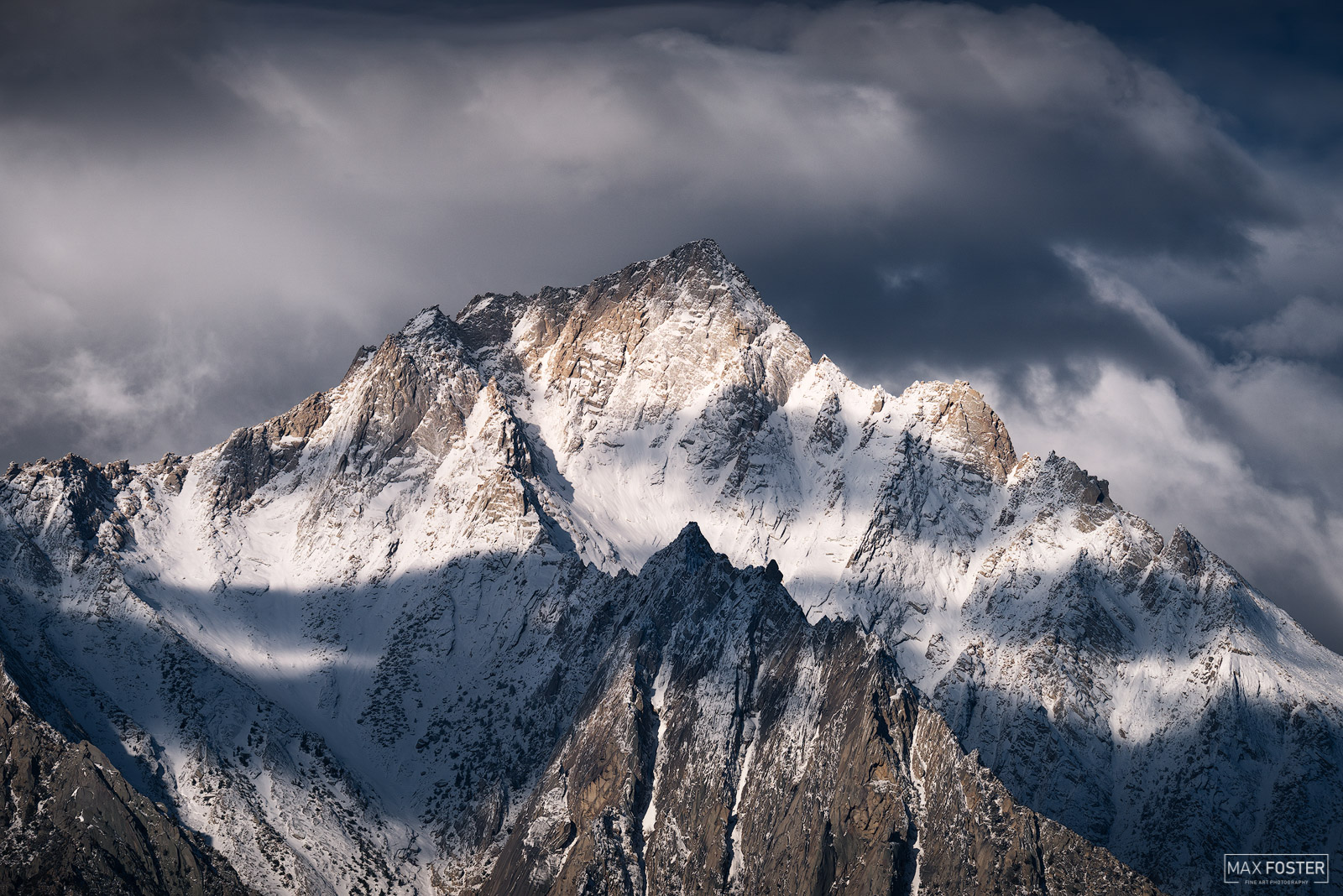 Bring your walls to life with Dressed In White, Max Foster's limited edition photography print of Lone Pine Peak in California...