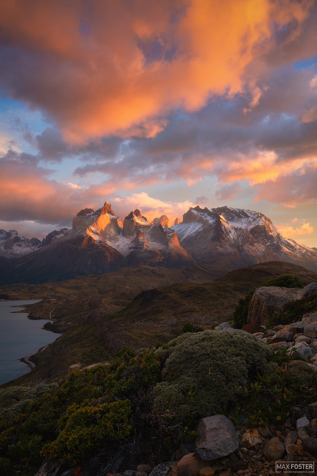 Adorn your walls with Exquisite Wonder, Max Foster's limited edition photographic print of Los Cuernos in Torres Del Paine, Chile...