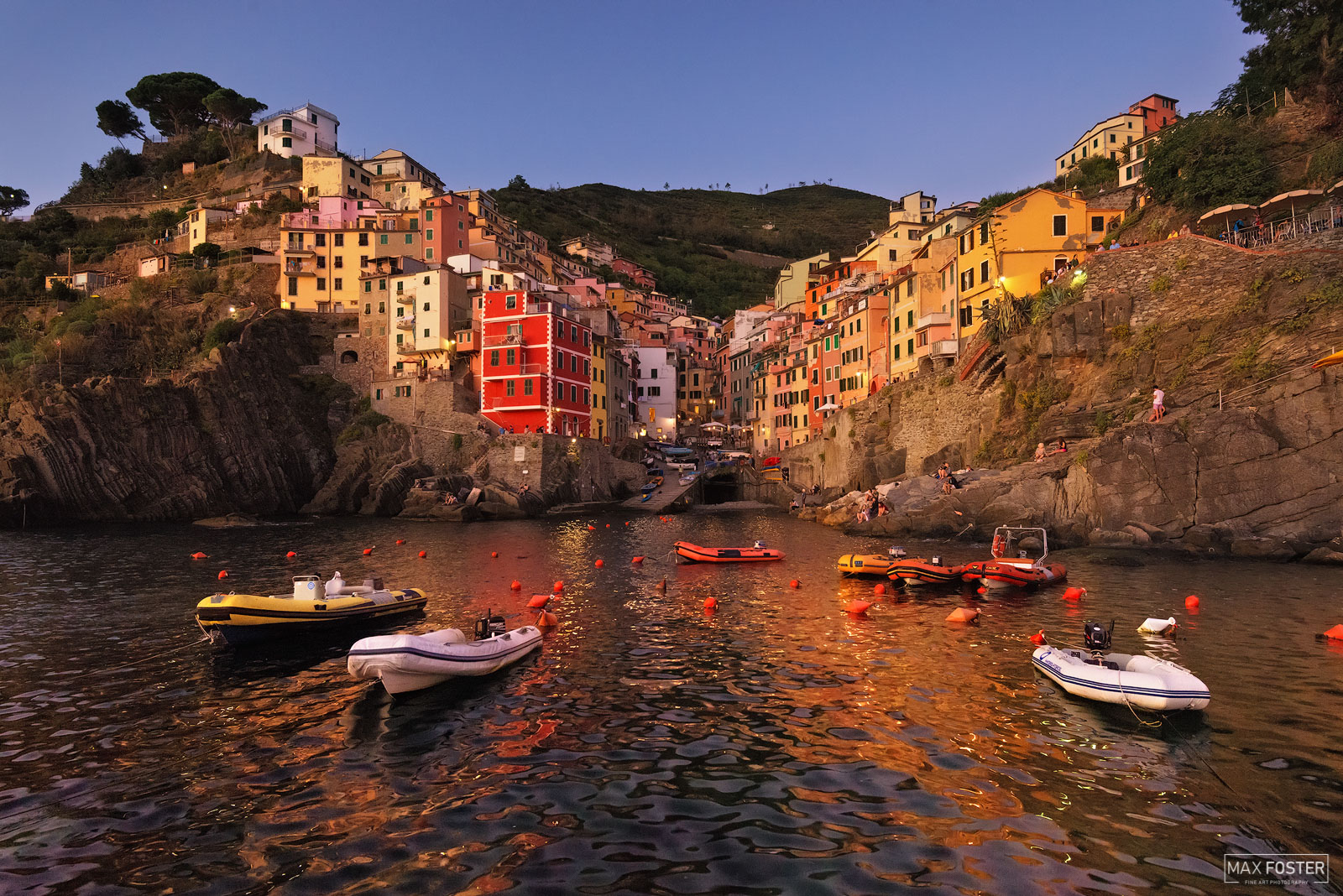 Breath new life into your home with Fisherman's Harbor, Max Foster's limited edition photography print of Riomaggiore, Cinque...