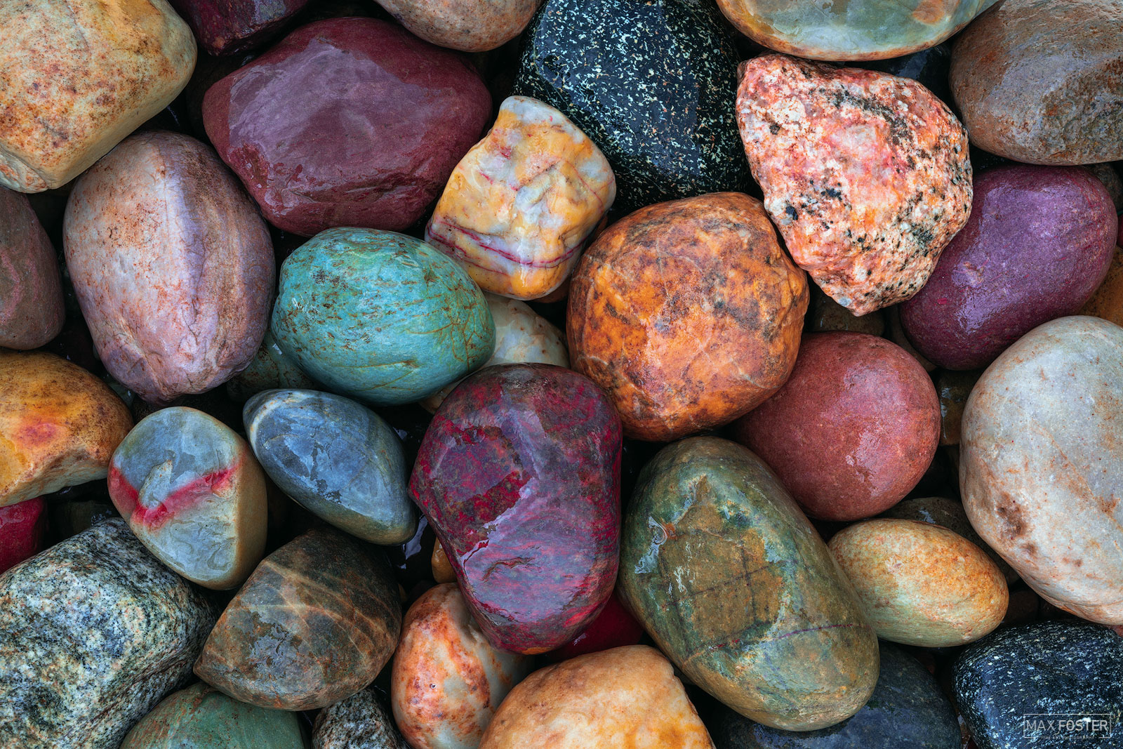 Bring nature into your home with Fruity Pebbles, Max Foster's limited edition photography print of colorful rocks in Grand Teton...