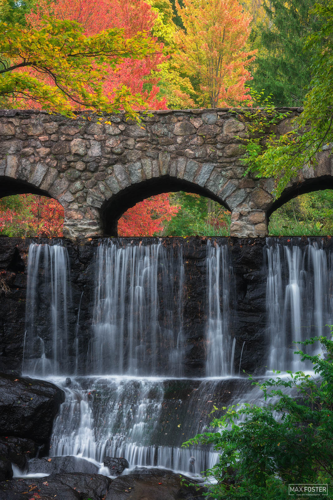 Add color to your walls with Golden Days, Max Foster's limited edition photography print of Case Falls in Connecticut from his...
