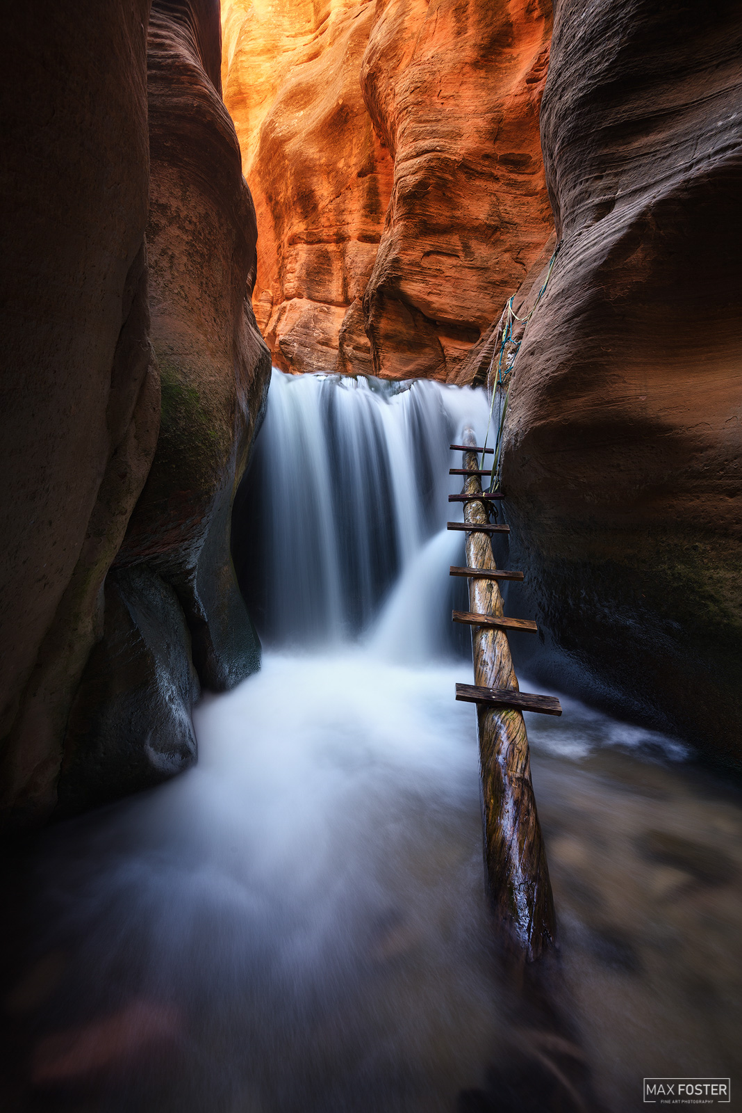 Elevate your space with Into The Unknown, Max Foster's limited edition photography print of Kanarra Creek in Utah from his Slot...