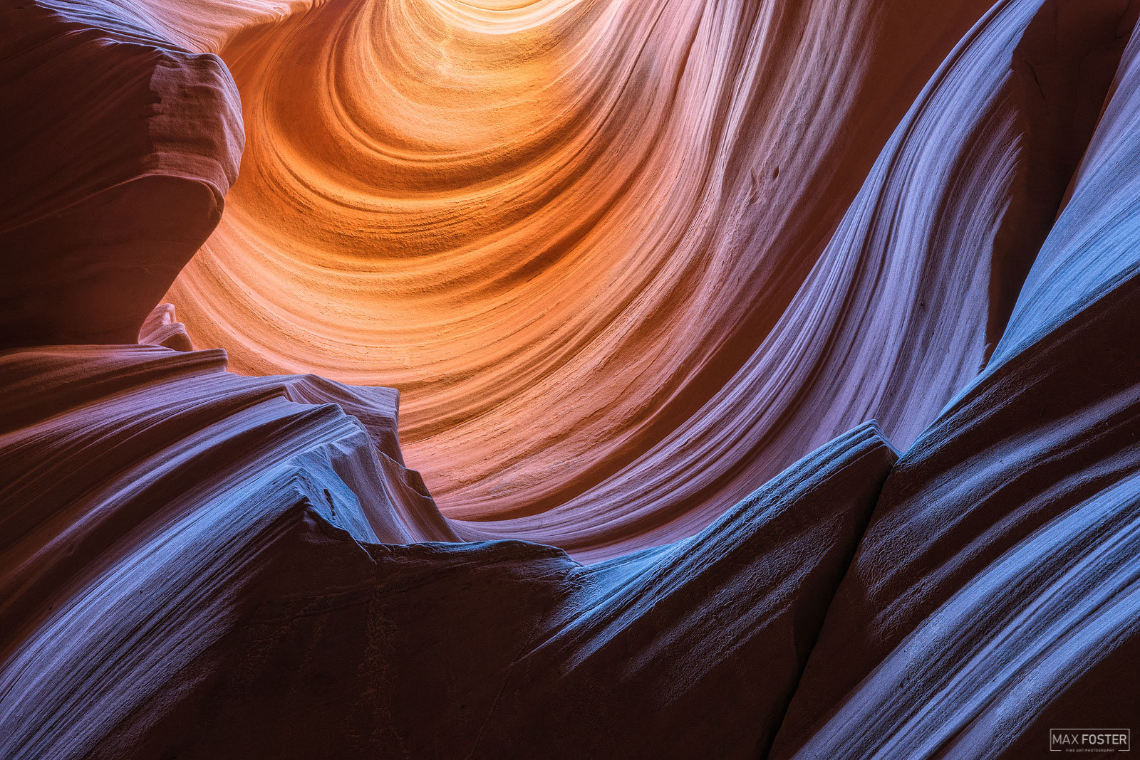 Refresh your space with Lightwaves, Max Foster's limited edition photography print of a slot canyon in Page, Arizona from his...