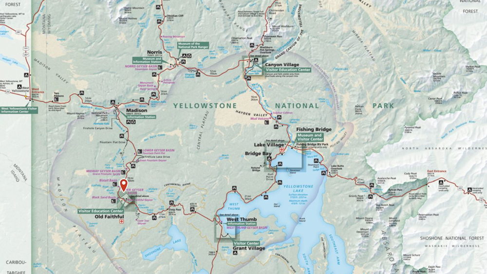 National Park Service Visitor Map