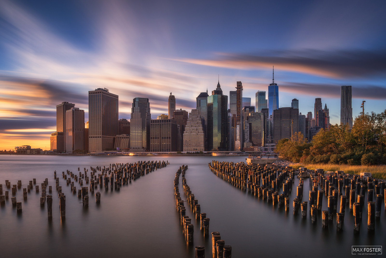Bring your walls to life with New York Piers, Max Foster's limited edition photography print of the New York City Skyline in...