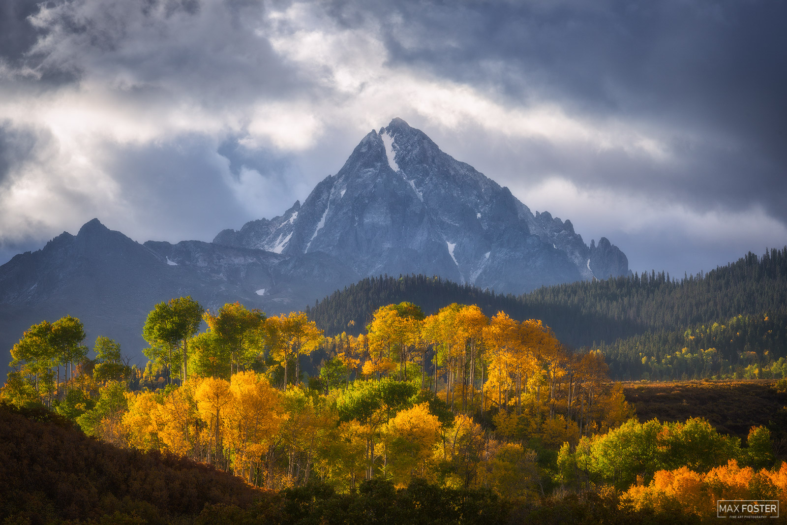 Breathe new life into your home with Opposing Forces, Max Foster's limited edition photography print of Mount Sneffels in the...