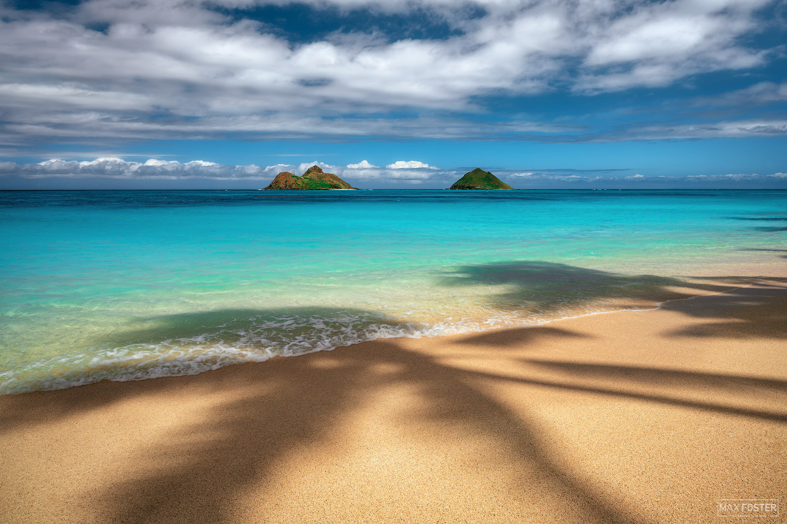 Bring nature into your home with Palm Trees & Daydreams, Max Foster's limited edition photography print of Lanikai Beach, Oahu...