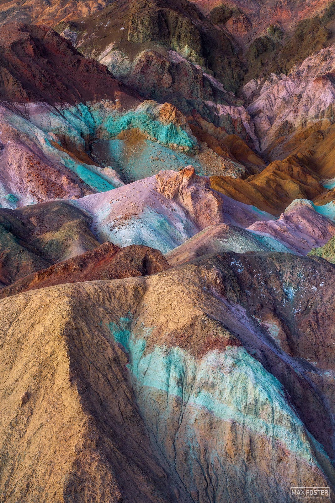 Elevate your space with Pastel Palette, Max Foster's limited edition photography print of Artists Palette in Death Valley from...
