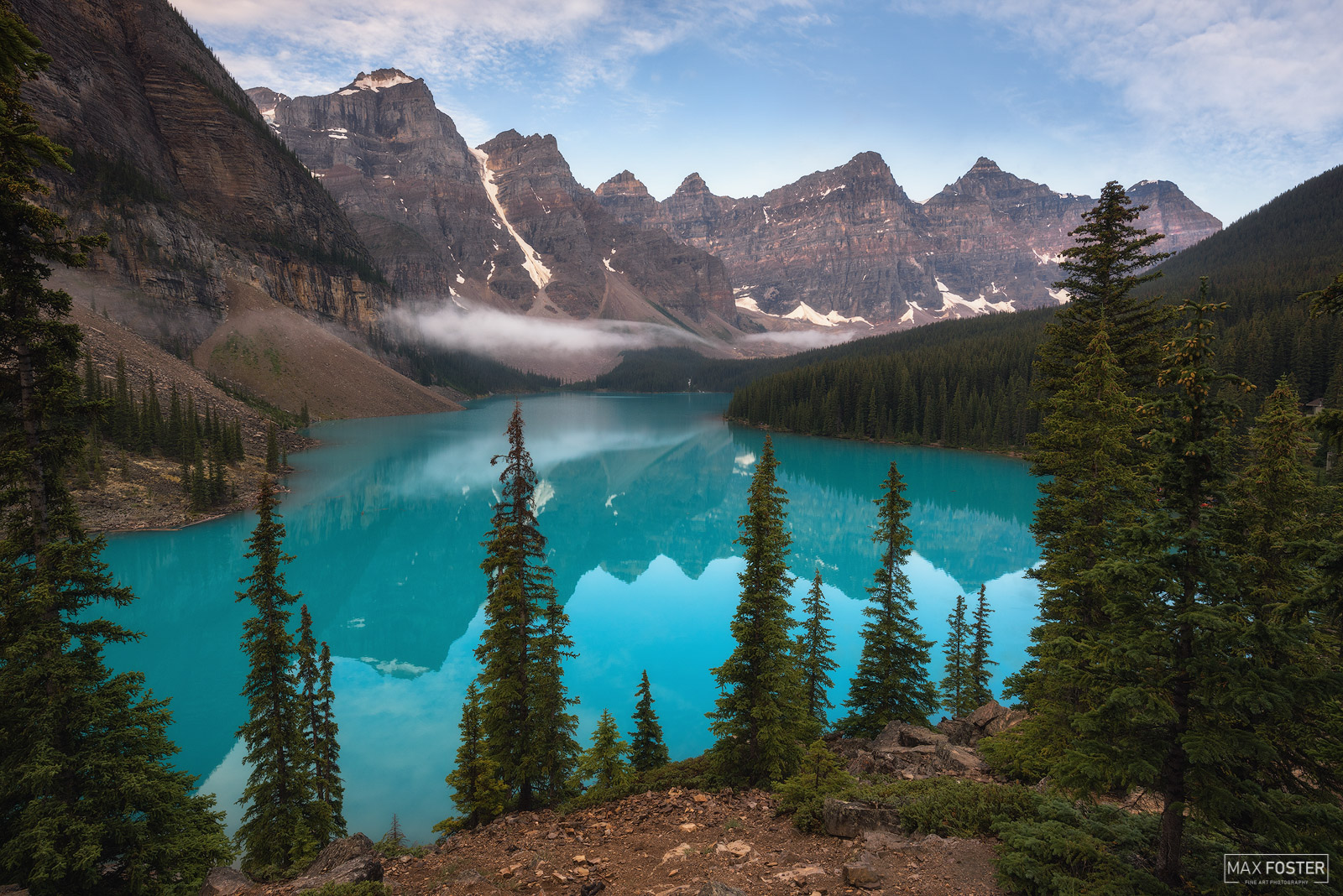Bring nature into your home with The Gathering, Max Foster's limited edition photography print of Moraine Lake in Banff National...
