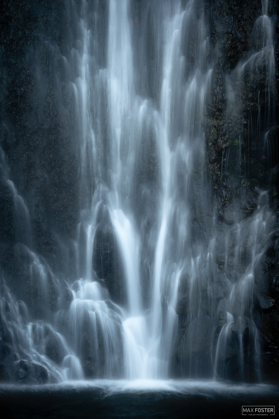 Elevate your space with Transcendence, Max Foster's limited edition photography print of Wailua Falls, Maui from his Hawaii gallery...