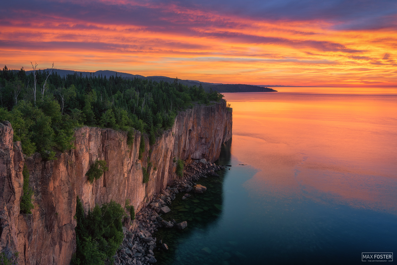 Refresh your space with Vertical Endeavors, Max Foster's limited edition photography print of Palisade Head on Lake Superior...