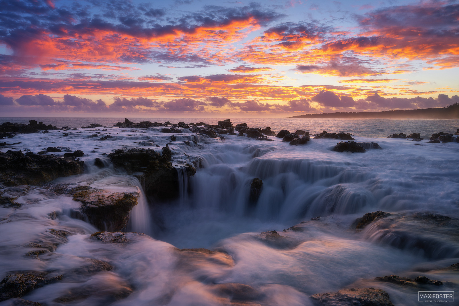 Bring nature into your home with Wellspring, Max Foster's limited edition photography print of lava pools on Kauai from his Hawaii...