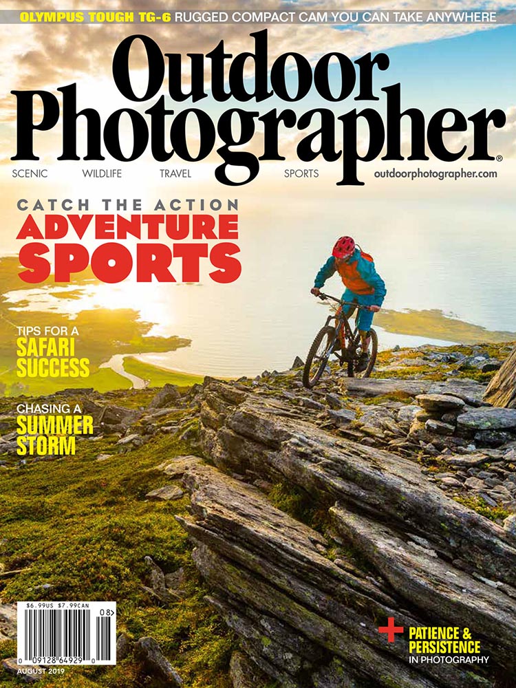 Outdoor Photographer Magazine | August 2019 The Reward by Max Foster The view from this point in South Greenland was hard won...